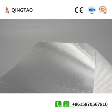Tissu d&#39;aluminium en fibre de verre imperméable à la chaleur